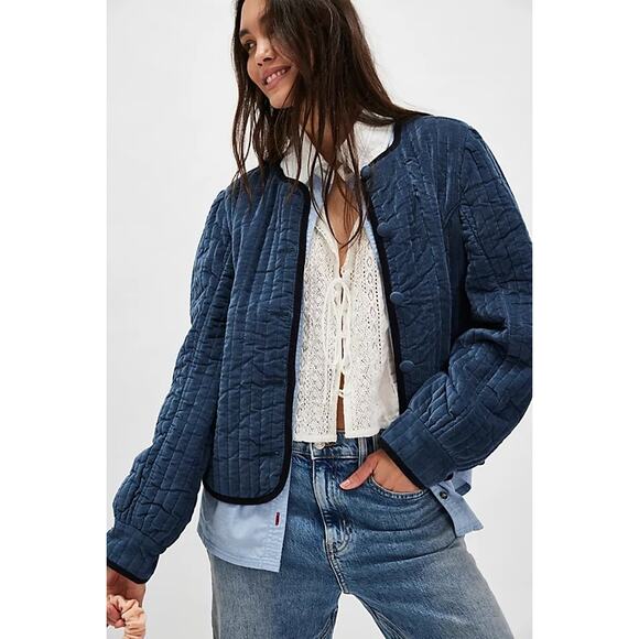 NEW NWT Free People Natalia Velvet Jacket Size XS